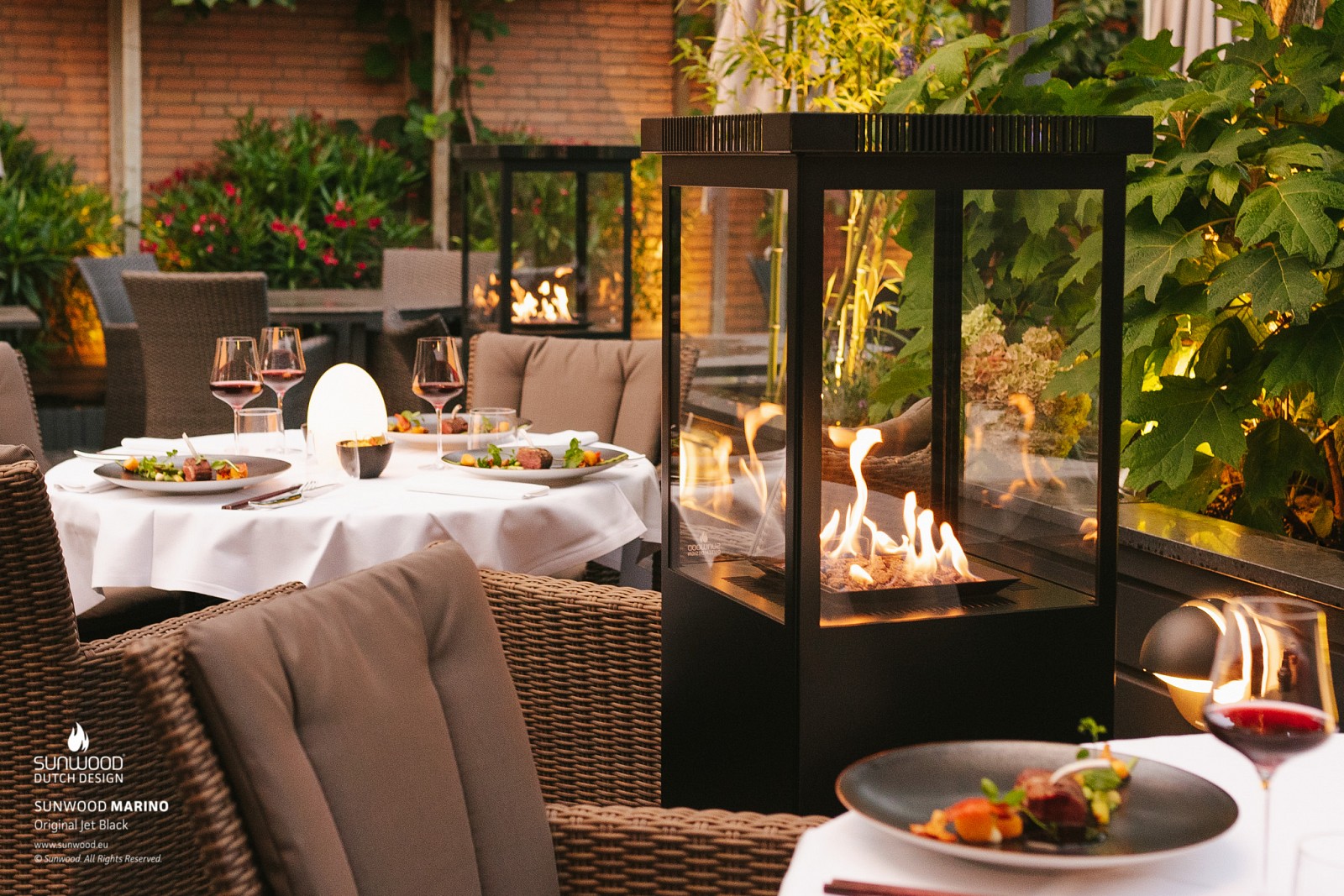 galeria Sunwood - tarasowe paleniska ogrodowe