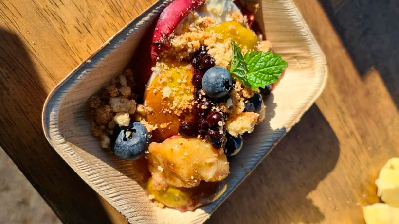 Deser owocowy w przyprawach korzennych