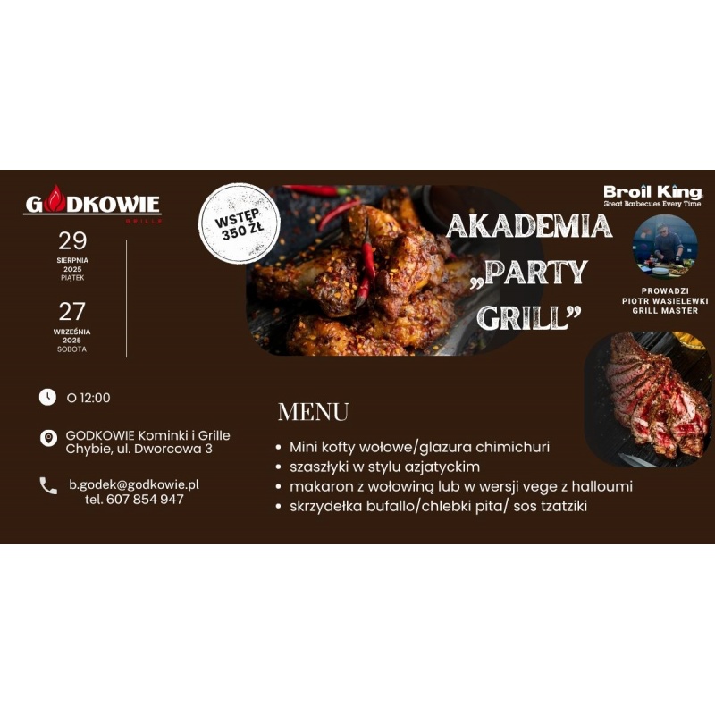 akademia grillowanie party grill