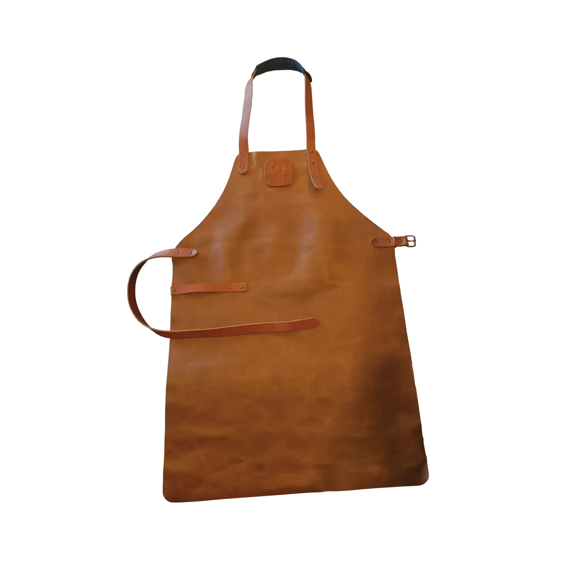 OFYR Leather Apron Brown