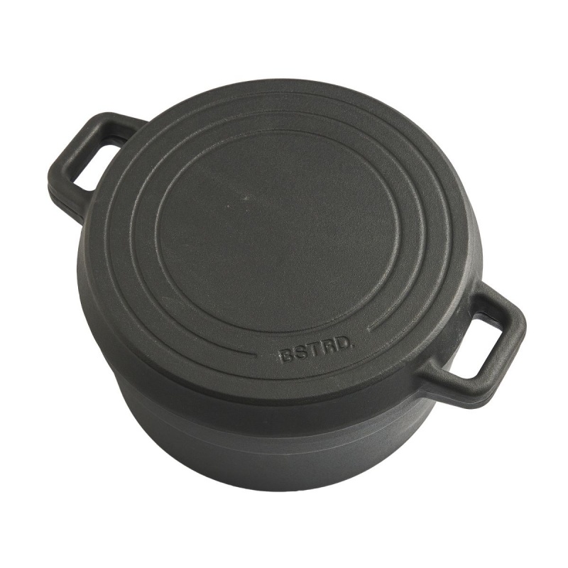 Żeliwny garnek z pokrywką, fi 24cm BSTRD.